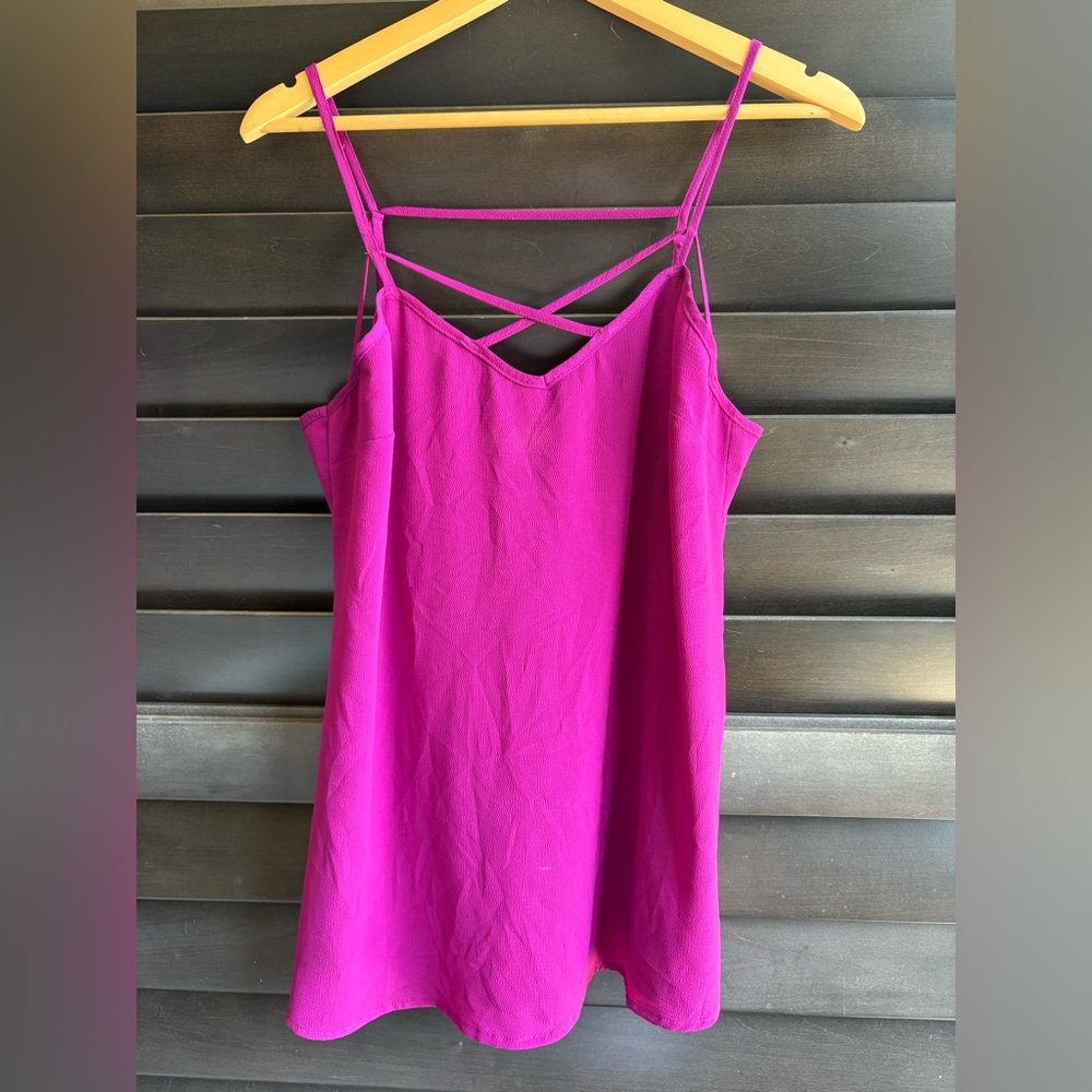 Modcloth Women's Purple Camisole Strappy Flowy Top Medium